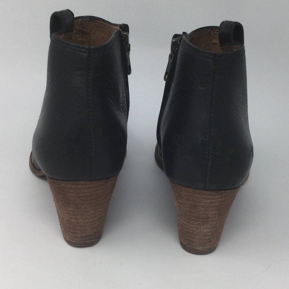 Madewell Billie Black Leather Ankle Boots 7.5 - Picture 4 of 7